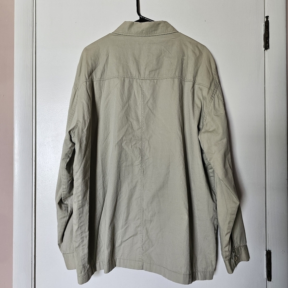 Regatta Sport cotton beige cargo pockets gorp dress shirt jacket Size L - Picture 7 of 9